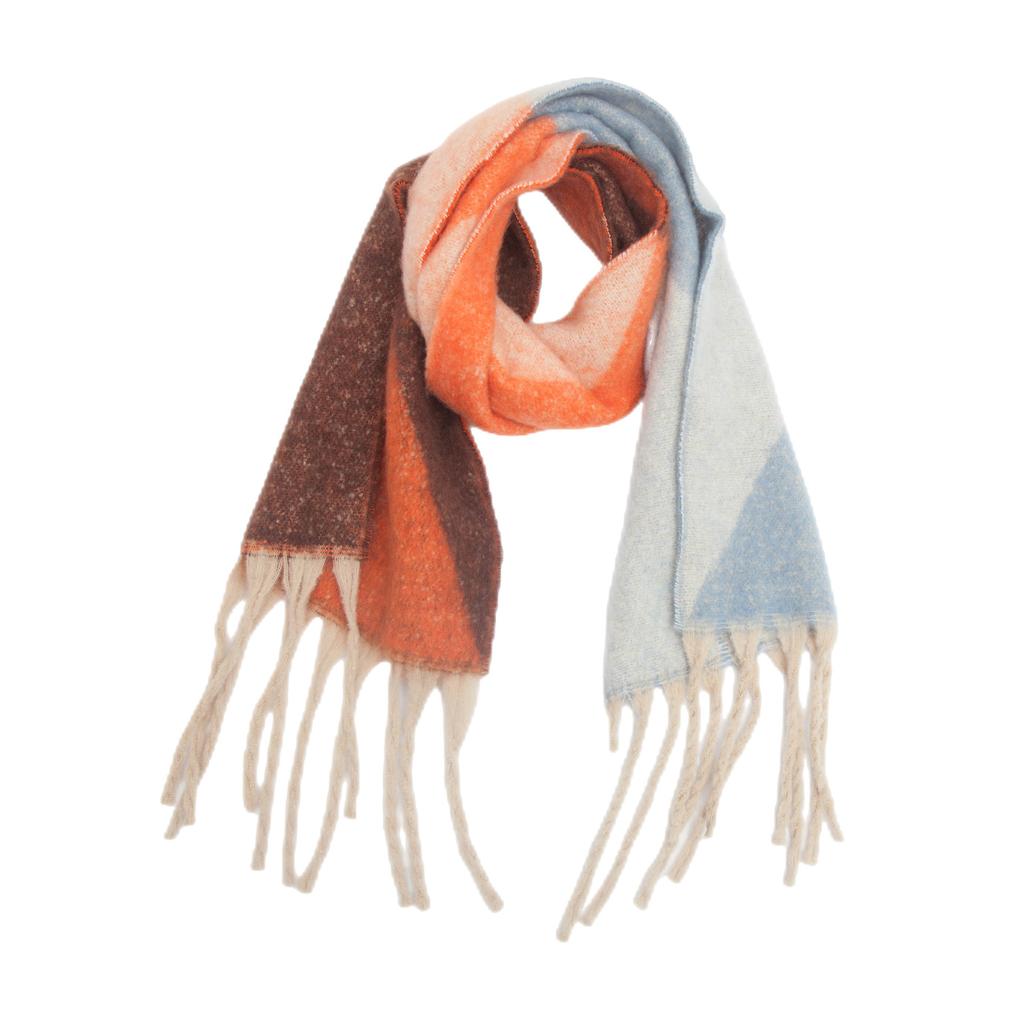 European And American Autumn And Winter New Style Long Tassel Double-Sided Thick Loop Yarn Thick Tassel Scarf Shawl Cape