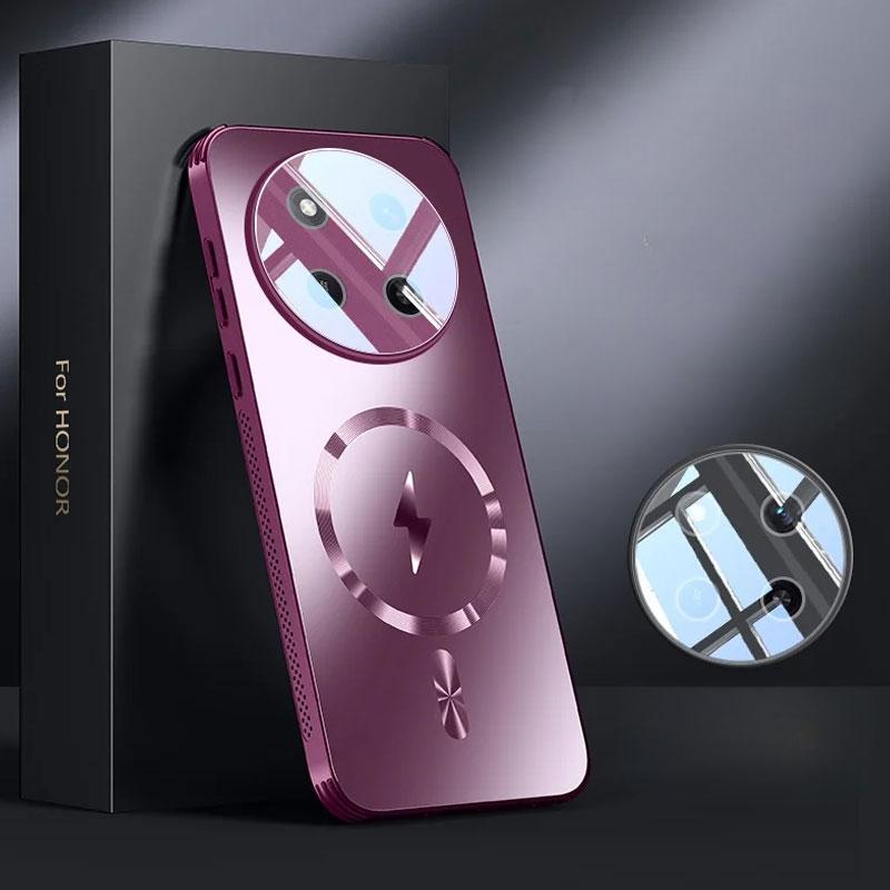 Для Magsafe Матовый матовый чехол Honor Magic 7 Pro Противоударный защитный чехол для объектива Магнитные чехлы для Honor Magic 6 Pro 7Pro