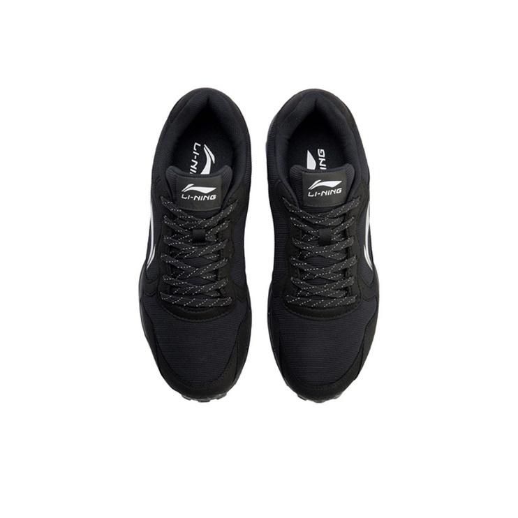 Кроссовки для бега Li Ning Gundam Outdoor Slip, износостойкие, амортизирующие, с низким верхом, мужские кроссовки Standard-Black ARDL003-6