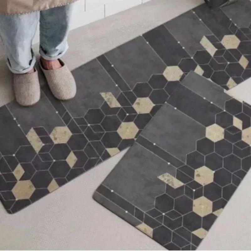 Кухонный коврик из диатомита, противоскользящий, маслостойкий, влагопоглощающий и грязеотталкивающий ковер, украшение для дома