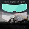 Anti-fog Rain Film Motorcycle Helmet Stickers Electric Car Riding Hard Hat HD Anti-ultraviolet Wind Lenses Helmet Accessories