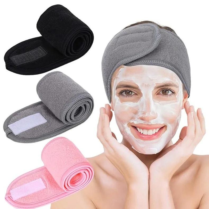 Adjustable Wide Hairband Non Slip Yoga Spa Bath Shower Makeup Wash Face Headband Women Make Up Accessories Postpartum Headband
