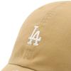 Кепка 47 Brand Clean Up с мини-логотипом MLB Los Angeles Dodgers Хаки Коричневый Бесплатно