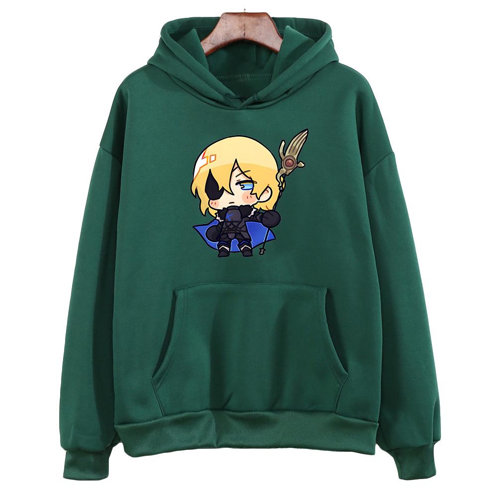 Японский аниме унисекс с капюшоном синий огонь удобный флисовый свитшот длинный рукав Harajuku одежда Kawaii Hoody