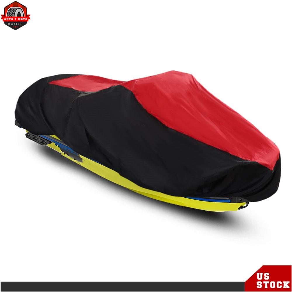 96"-145" Trailerable Jet Ski Cover 600D Waterproof Marine Grade Heavy Duty