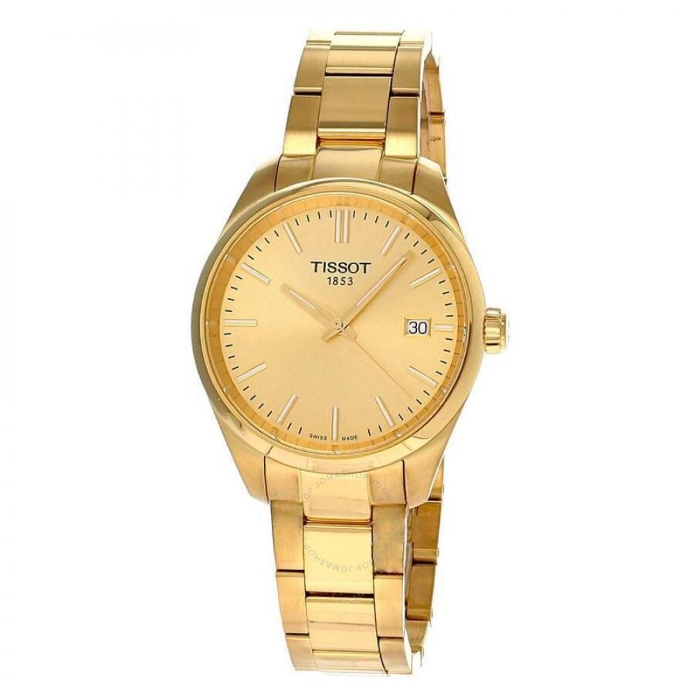 Tissot Pr 100 Quartz Champagne Dial Ladies Watch T1502103302100