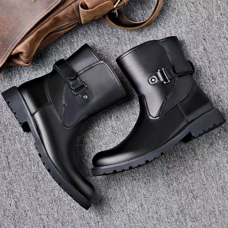 Модные мужские роскошные модные ботинки челси дизайнерские туфли на платформе оригинальные кожаные ботинки осень-зима для сцены и ночного клуба