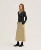 War For Woman W1103 Basic Long Skirt_Beige