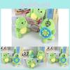 Rotating Whimsical Turtle Plush Keychain Delightful Stress Relief Toy For Children