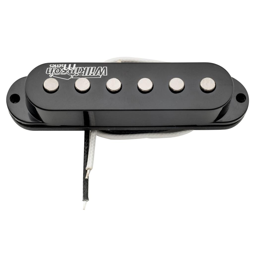Звукосниматель Wilkinson M Series Alnico 5 для грифа Stratocaster, Черный, Высокопроизводительный,