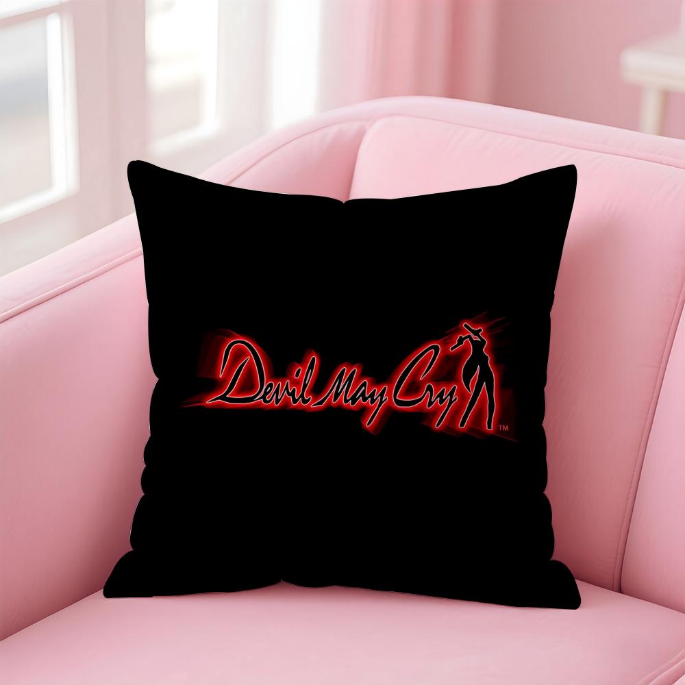 Крутой Горячий Игровой D-Devil May Cry Наволочка Подушка Короткий Плюш Скрытая Молния Комната Диван Наволочка