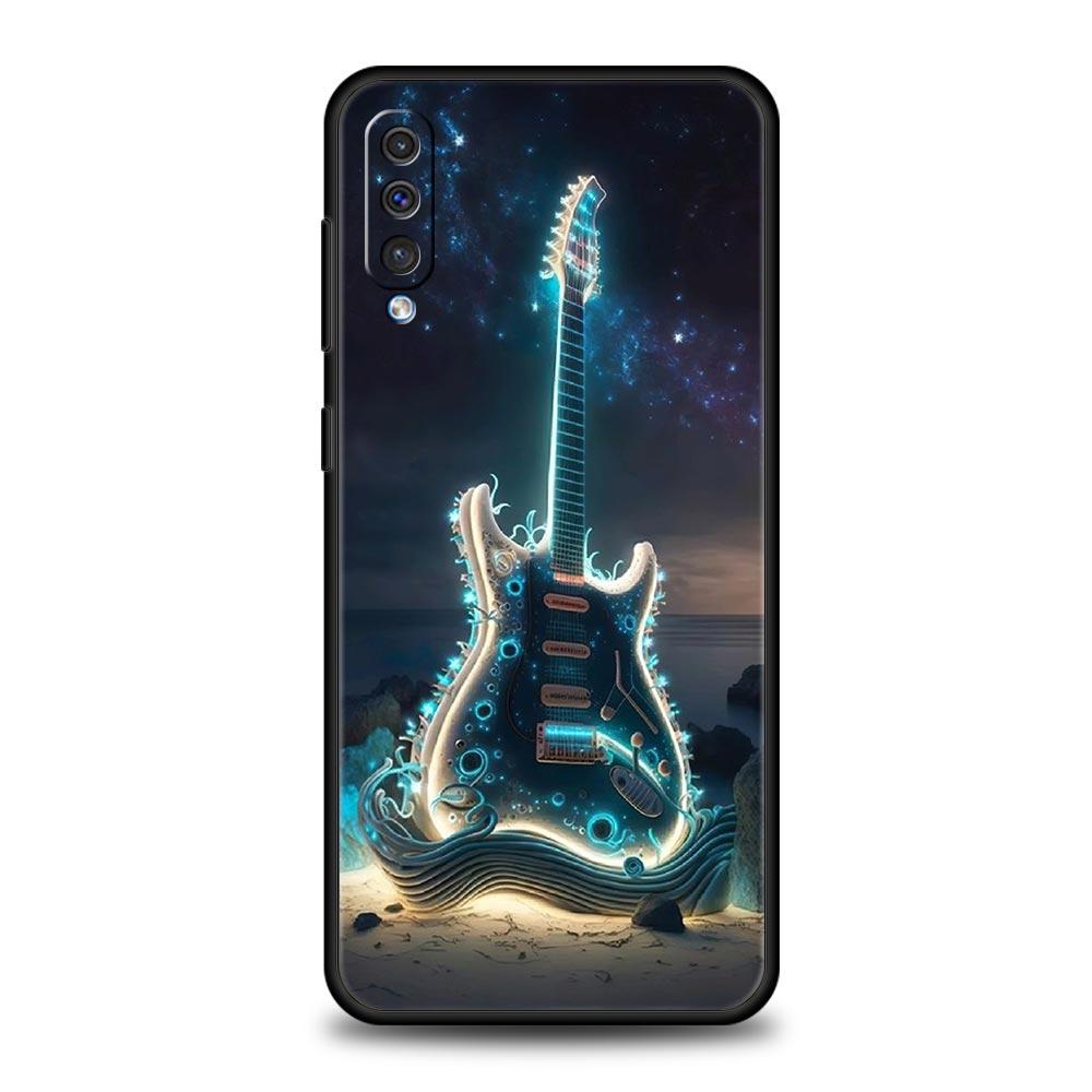 Guitar Music Art Phone Case For Samsung Galaxy A56 A36 A26 A34 A17 A16 A06 A14 A12 A54 A72 A24 A22 A70 A20e A52 A50 A40 A32Cover