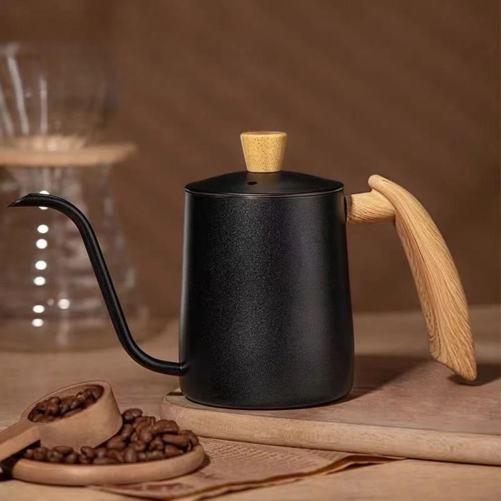 Graduated Gooseneck Coffee Pot 304 Stainless Steel Hand Brewing Coffee Kettle Camping