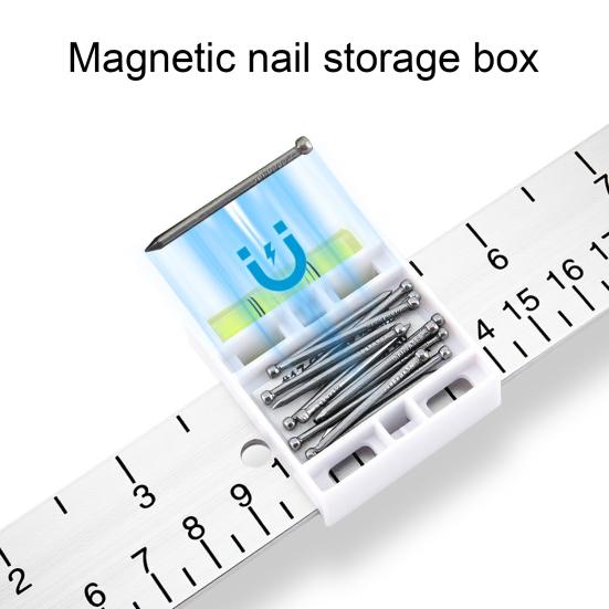 Уровень-линейка Магнитный уровень-линейка с технологией гвоздей-толкателей Система подвески 3-в-1 Рулетка Уровень Инструмент для забивания гвоздей