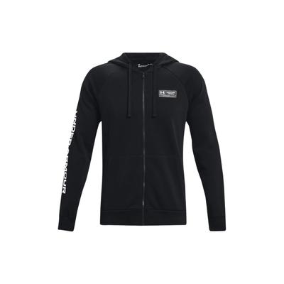 Мужская толстовка с капюшоном Rival Printed Zip-Up, черная 1370344-001