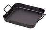 PEARL METAL Grill Pan Black 25 X 25cm Iron Square Plate That Can Be Used with IH or Gas HB-4514