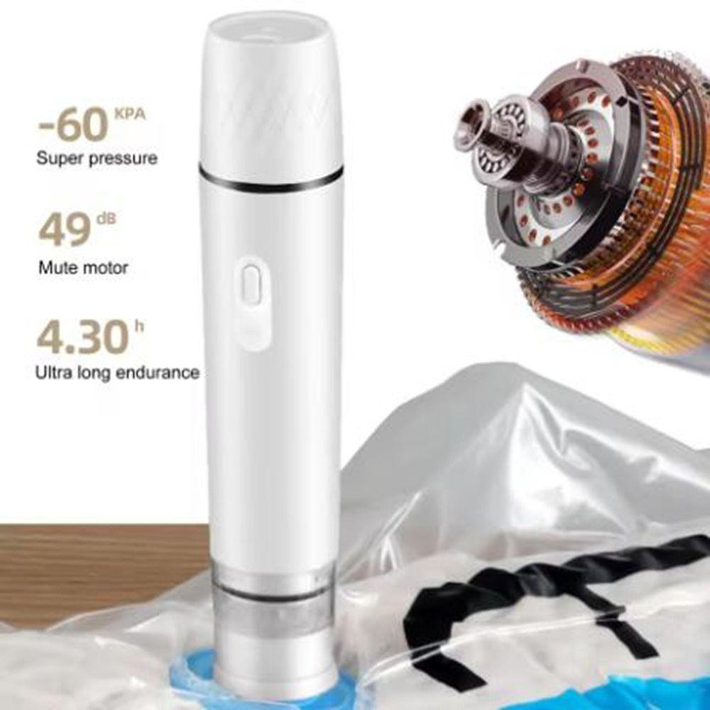 Ручной герметизирующий стик для пакетов с едой, мини-вакуумный запайщик, USB-перезаряжаемый, для влажного и сухого использования, мощный, для путешествий