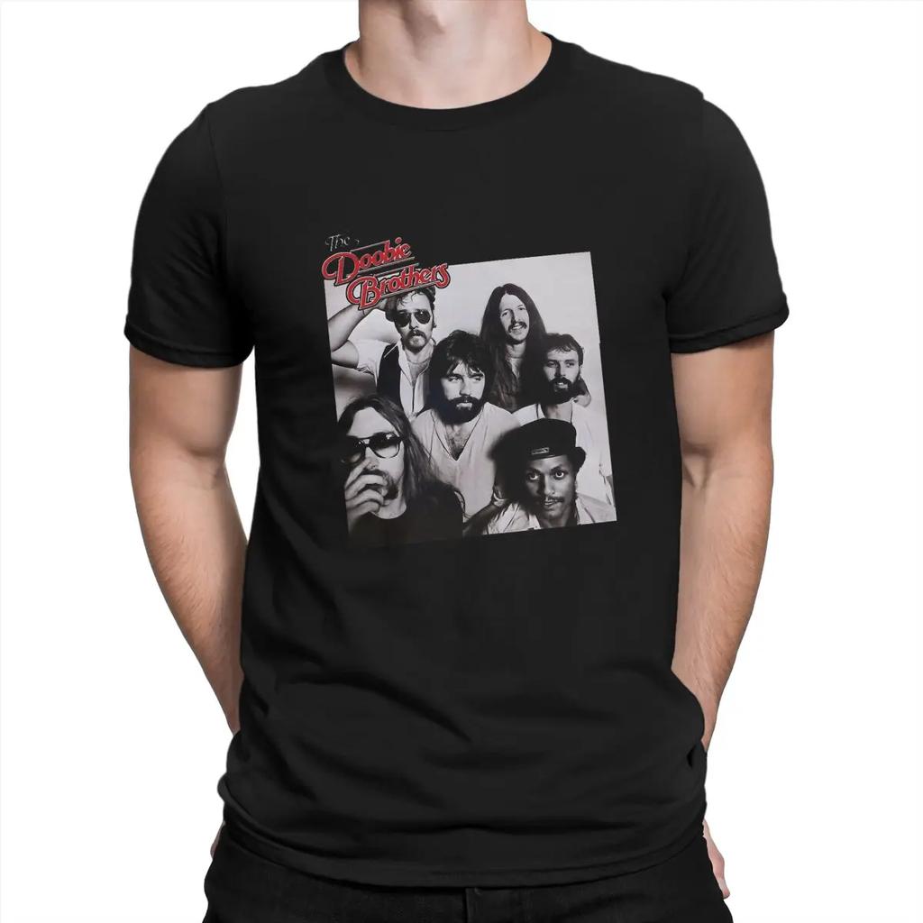 The Doobie For And T Shirt Pure Cotton Creative T-Shirt Round Collar The Doobie Brothers Sleeve Unisex