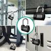 Security 4 Dial Digit Combination Lock Safely Code Lock Vault Combination Padlock Anti-theft Lock