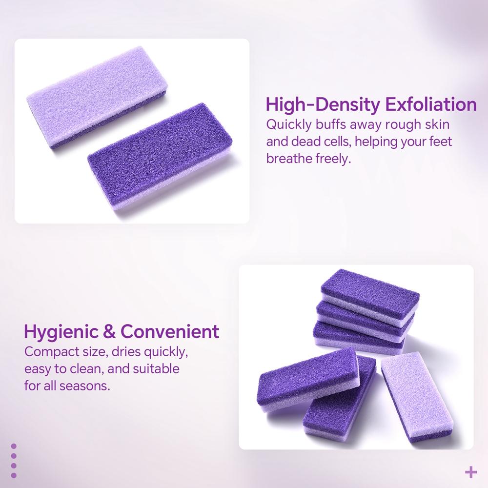 6PCS Pumice Foot File Foot Rasp Professional Feet Care For Hard Dead Skin Callus Remover Pedicure File Foot Exfoliation Care Tool