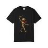 Marionette Cut Strings Graphic T-Shirt Black Front Print Comfort Colors 1717
