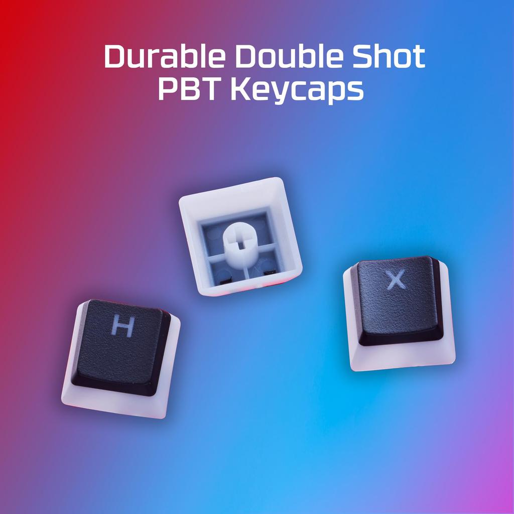 HyperX Pudding Keycaps 2 Полный набор клавиш PBT Розовый - - - (Макет США)