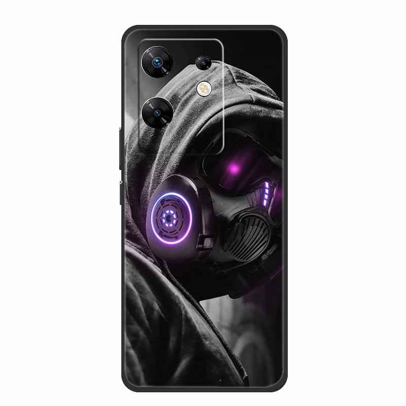 Для Infinix Note 30 VIP Чехол Coque Цветы Черный Силикон Мягкая Задняя Крышка Чехлы Для Infinix Note 30 Pro 30i Zero 30 Чехол для Телефона