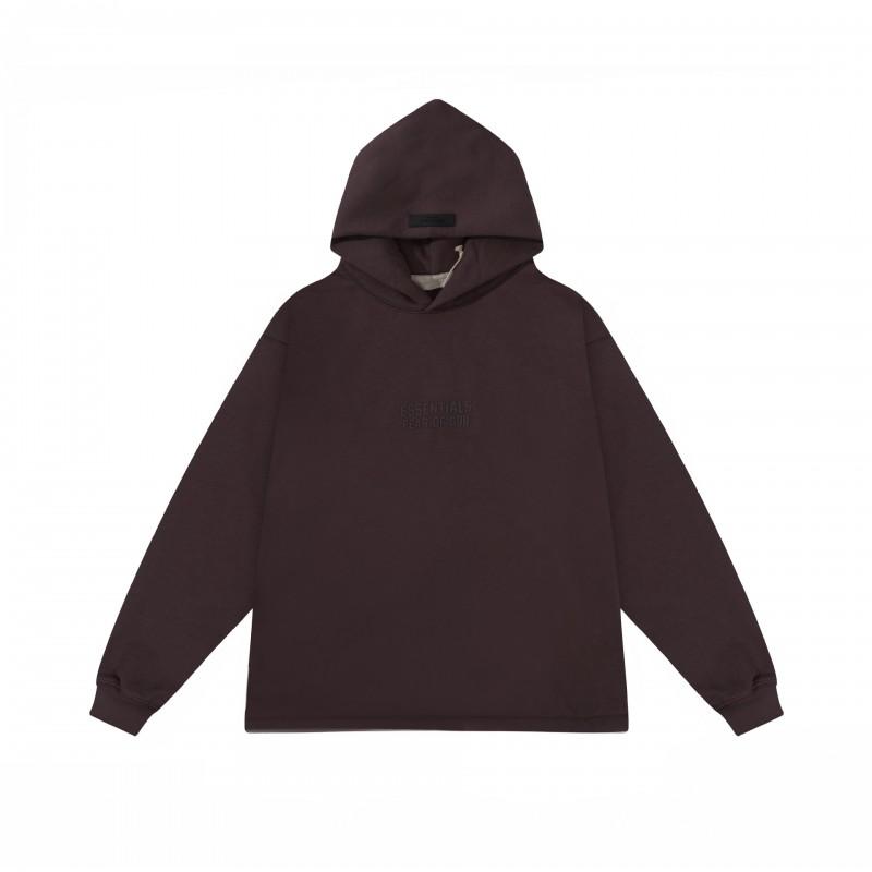 Unisex Oversized Hooded Sweatshirt With Flock Letter Print Soft Cotton Blend Warm Lined