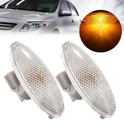 2x Боковой габаритный фонарь Указатель поворота Крыльевой фонарь Для Toyota Corolla Camry Yaris RAV4