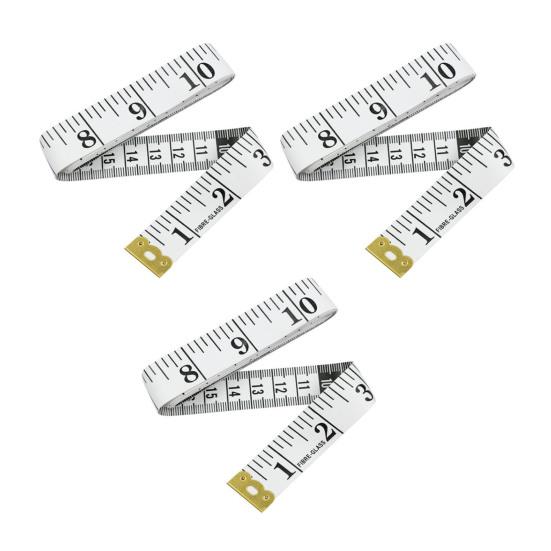 3 шт. 1,5 м/60 дюймов двусторонняя рулетка мини мягкая измерительная лента портативная портняжная швейная ткань лента для измерения веса тела гибкая линейка лента