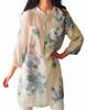 Vintage Women Floral Printed Casual Loose Dress With Timeless Charm For All Occasions