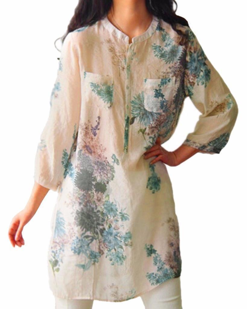 Vintage Women Floral Printed Casual Loose Dress With Timeless Charm For All Occasions