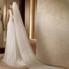 Bridal Veil Mesh Single-Layer Extra Long Wedding Banquet Beautiful Bride Veil Party Veil with