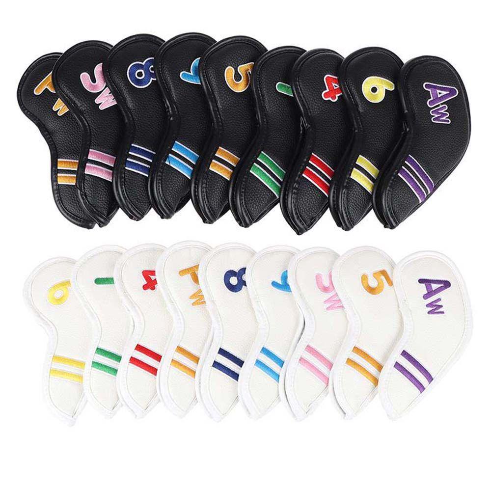 Protector Case With Number Design Head Cover Golf Headcovers Golf Club Cover Golf Iron Headcover