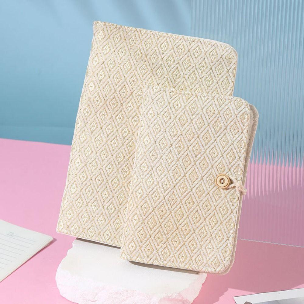 Embroidered Mini Budget Binder Cover Creative Notebook Cover Gift Loose-leaf Book Cover Planner