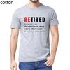 Unisex 100% Premium Cotton RETIRED I Do What I Want Not My Problem Anymore Retirement Gift Funny Unisex's T Shirt Women Soft Tee