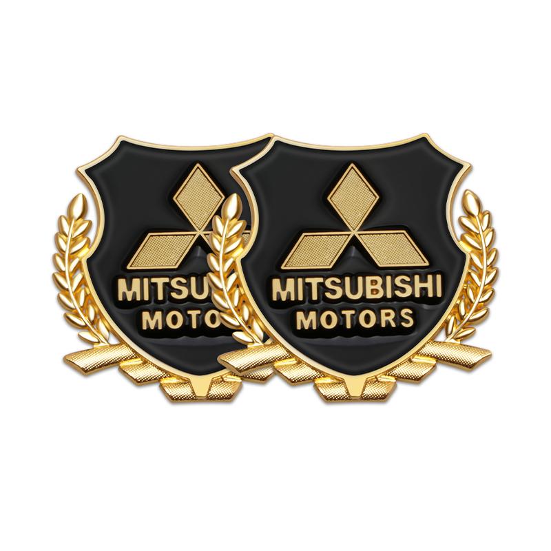 Для Mitsubishi Asx Lancer Pajero L200 Attrage Новое Автомобильное Боковое Украшение-Эмблема 3D Металлическая Наклейка на Автомобиль Пшеничный Колос Мотоциклетная Наклейка