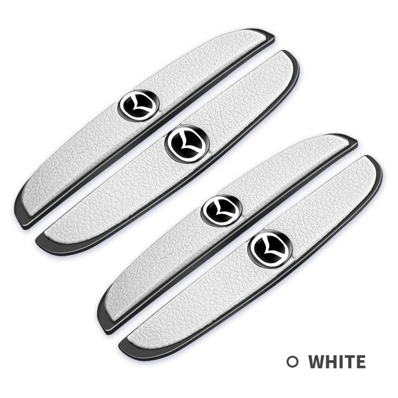 4pcs Rubber Bumper Strip Car Door Anti-Collision Emblem Sticker For Mazda 3 6 Atenza Axela Demio CX3 CX5 MP MS RX8 Car Goods