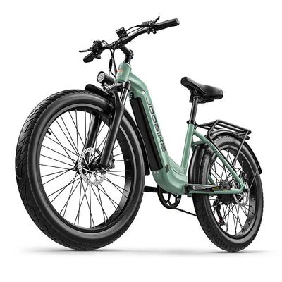JOOBIKE JOO1 Взрослый Электровелосипед 2000 Вт Мотор 48В 17.5Ач Съемный Аккумулятор 26*3.0 Дюймов Шины Фэтбайк для Городской Езды Е-Велосипед для Городских Улиц Ежедневного Использования