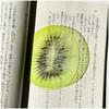 Delicate Apple Bookmark Transparent Simulation Bookmark Cute Grape Tomato Bookmarks  Student Gift