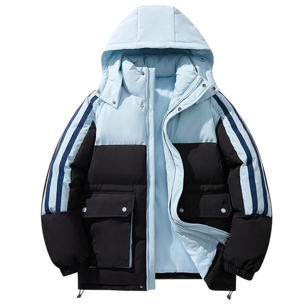 Kayiyasu Stylish Down Winter Casual Heavyweight Plus Warm Perfect for and Mountaineering Men's Jacket, Wear, Jacket, 45kg-100kg Weight, Sizes, Hooded,