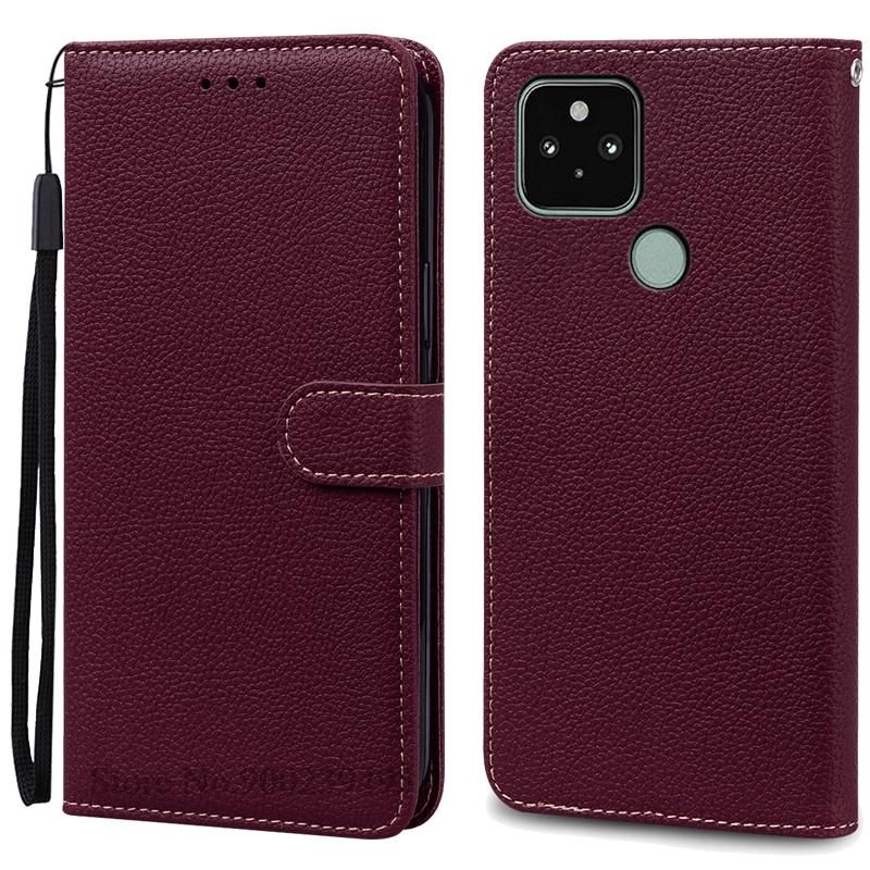 Чехол Pixel 5/Pixel 5A для Google Pixel 5, кожаный чехол-кошелек, чехол для Google Pixel 5A, мягкий силиконовый чехол-кошелек