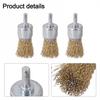25mm Brass Wire Brush End Wire Brushes Crimp Cup Set