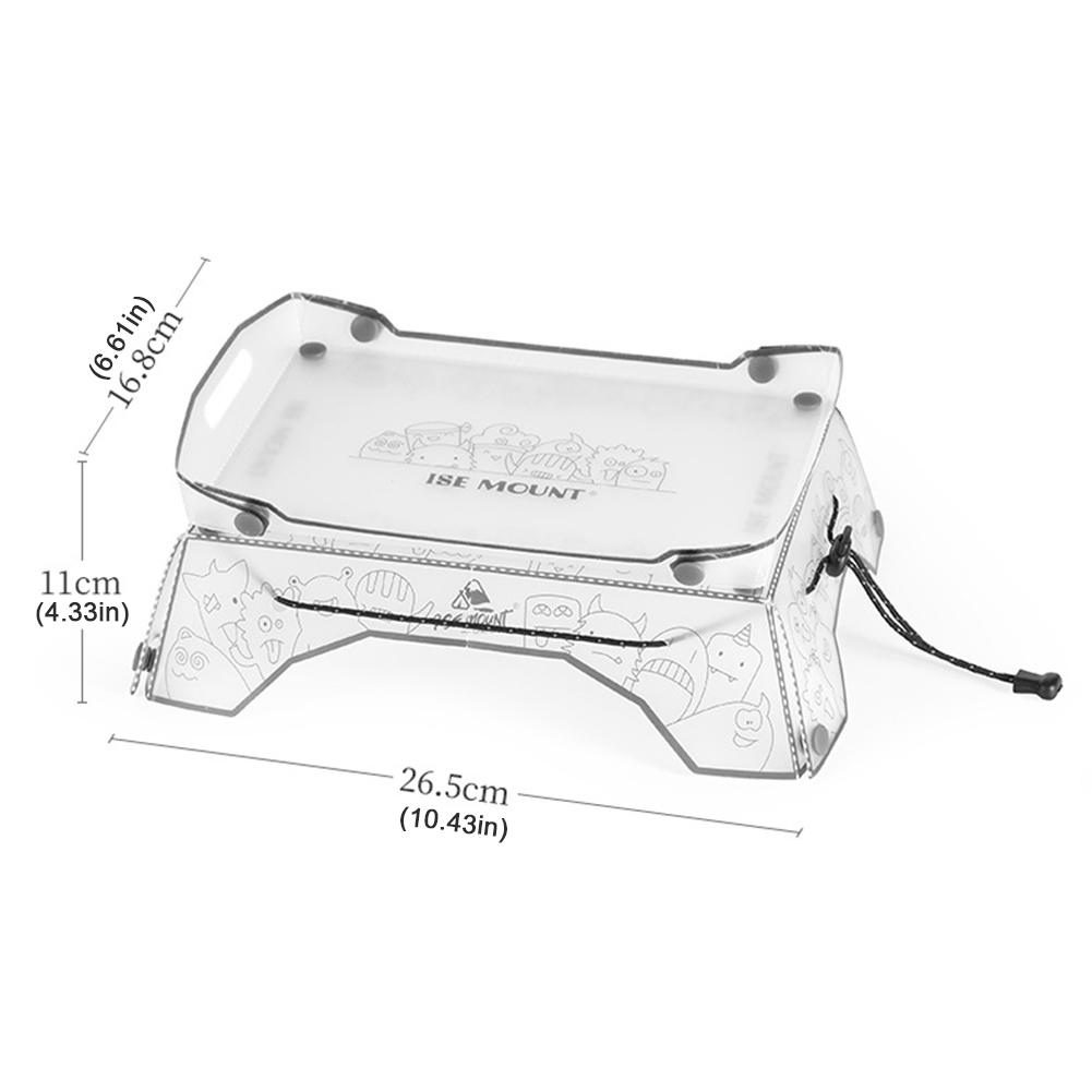 Складной походный столик Ультралегкий маленький стол для пешего туризма Портативный мини-обеденный стол Многофункциональный для кемпинга, пеших походов