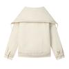 New FILA Puffer Jacket Women's Oat White F11W514901FIV