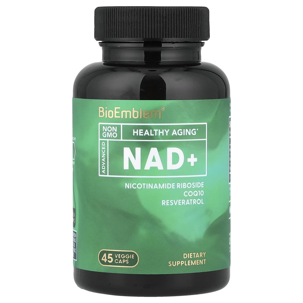 BioEmblem, NAD+, 45 вегетарианских капсул