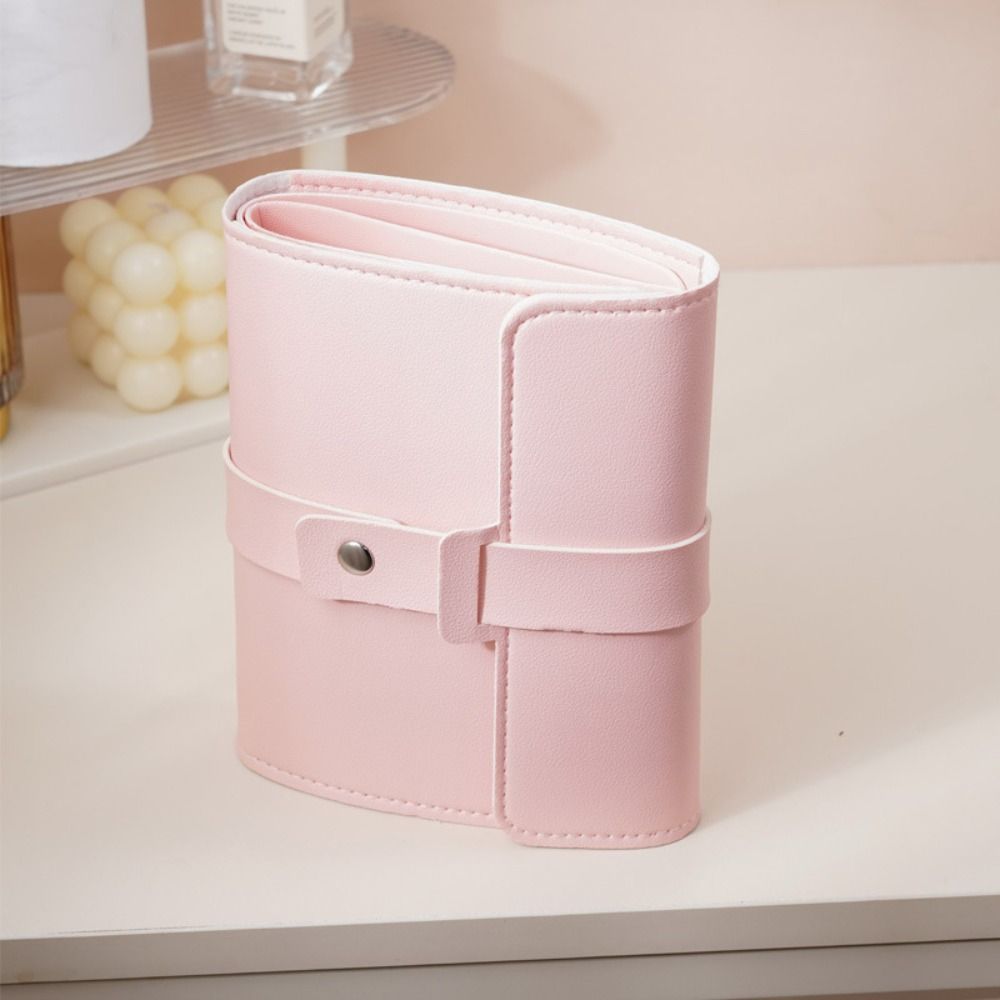 Cortical PU Studs Earrings Storage Boxes Solid Color Earrings for Storing Book  Women