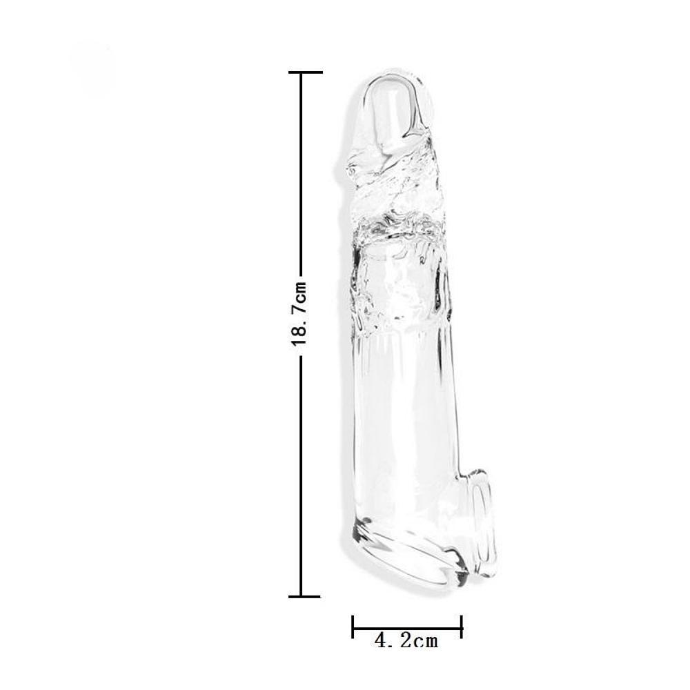 Многоразовый презерватив с оболочкой для задержки эякуляции, удлинитель, кольцо для пениса, мужской аксессуар, вагинальная стимуляция, секс-игрушки для пар