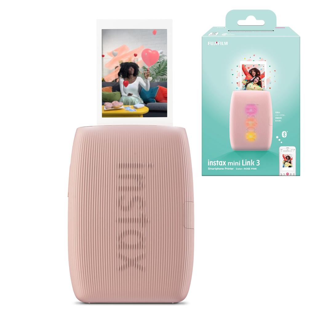 FUJIFILM Instax Smartphone Printer Instax Mini Link3 Rose Pink INS MINI LINK3 R Pink