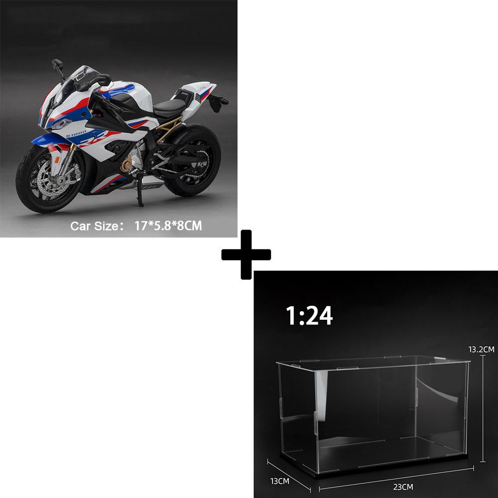 1:12 Моделей мотоциклов S1000RR Kawazaki NINJA H2R Игрушки Сплав Литье под давлением Звук Свет Амортизация Имитация Мотоцикл Подарок для мальчика